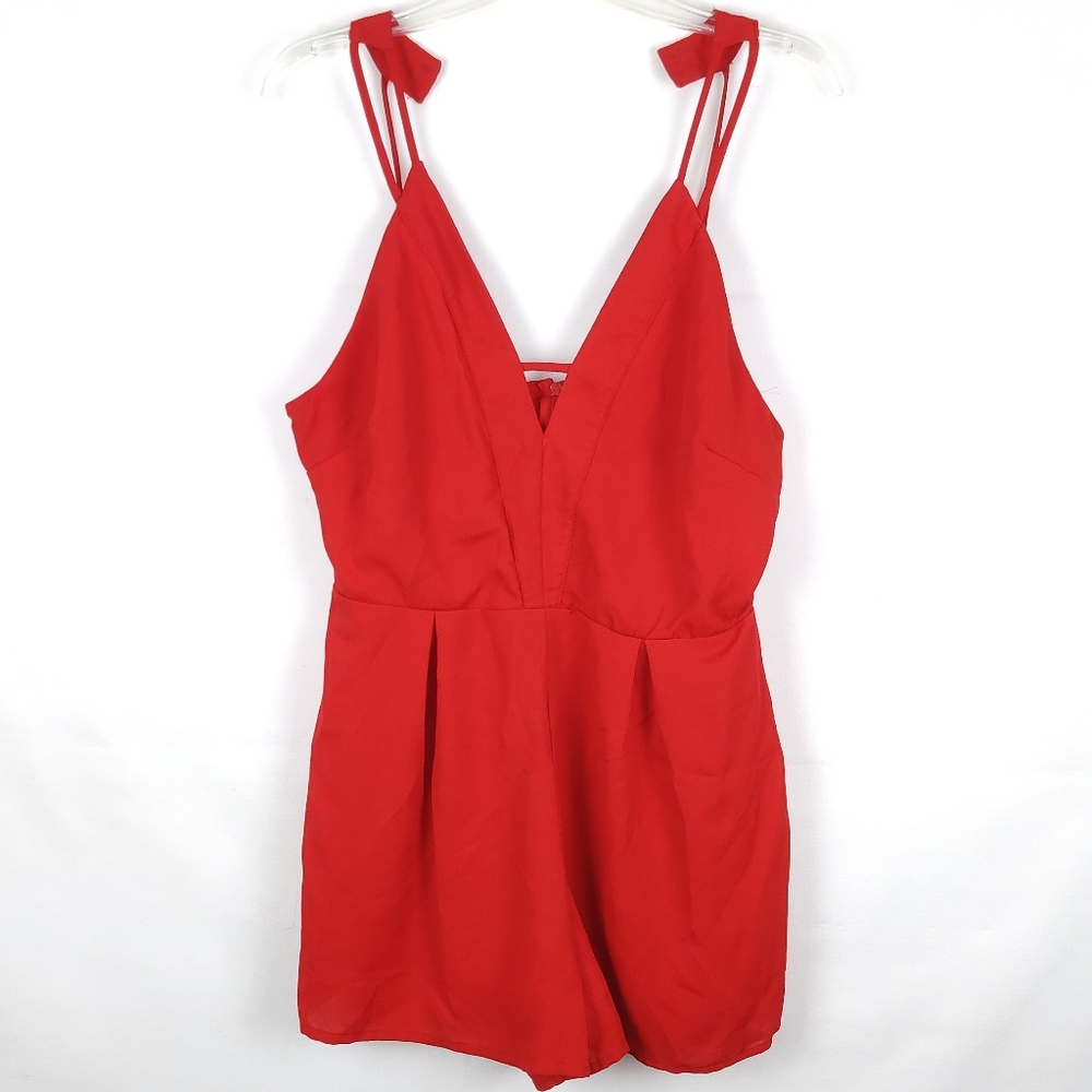 Sienna Sky Romper Womens L Coquette Party Rave Going Out Vacation